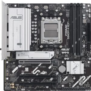 ASUS PRIME B840M-A WIFI - Motherboard - micro ATX - Socket AM5 - AMD B840 Chipsatz - USB-C 3,2 Gen 1, USB 3,2 Gen 1 - 2,5 Gigabit LAN, Bluetooth, Wi-Fi 6E - Onboard-Grafik (CPU erforderlich) - HD Audio (8-Kanal) (90MB1J20-M0EAY0)