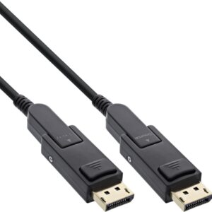 InLine DisplayPort 1.4 AOC Kabel - 8K4K - DisplayPort Stecker abnehmbar - 10m (17210O)