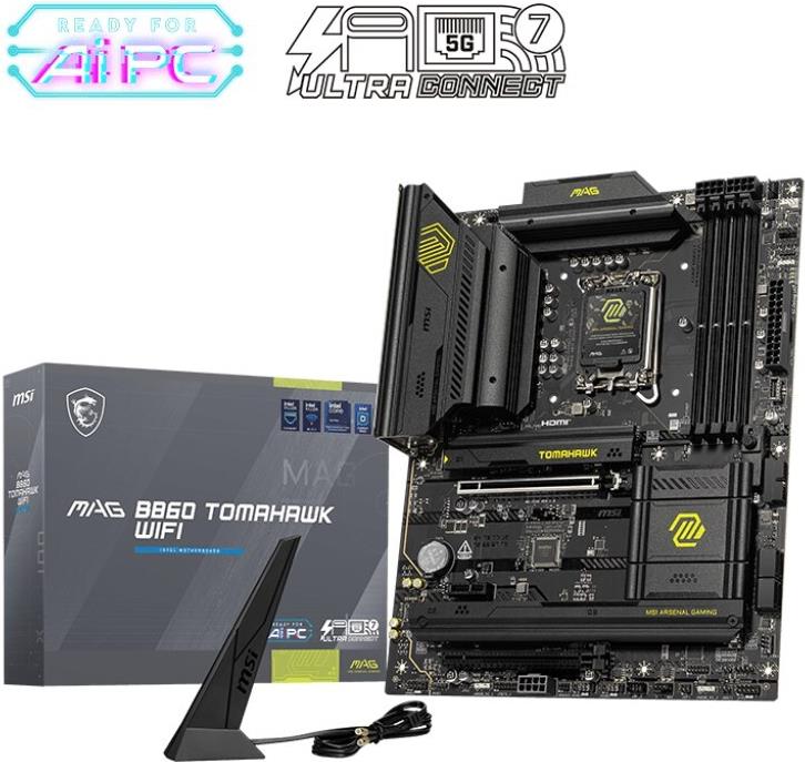 MSI MAG B860 TOMAHAWK WIFI LGA1851 MB (7E39-001R)