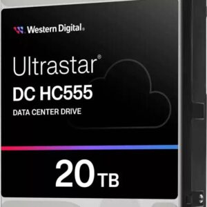 WD Ultrastar DC HC555 - Festplatte - Datencenter - 20TB - intern - 3,5" (8,9 cm) - SATA 6Gb/s - 7200 rpm - Puffer: 512MB (0B48724)