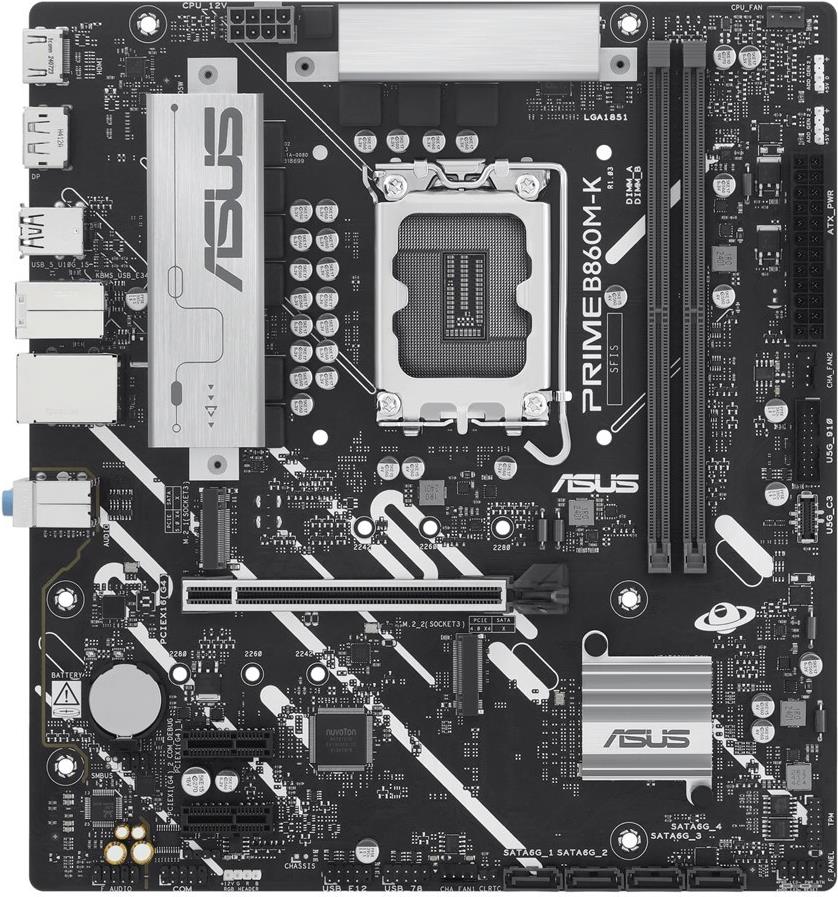 ASUS PRIME B860M-K Mainboard Sockel 1851 DP/HDMI (90MB1JT0-M0EAY0)