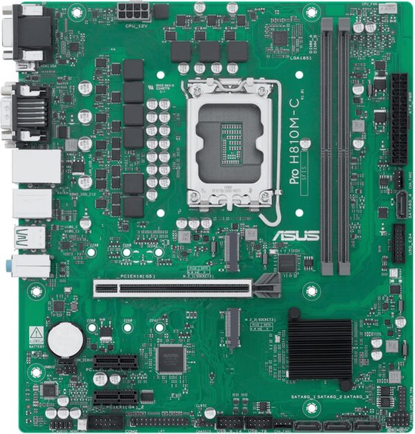 ASUS MB ASUS PRO H810M-C-CSM (Intel,LGA1851,DDR5,mATX) (90MB1KHP-M0EAYC)