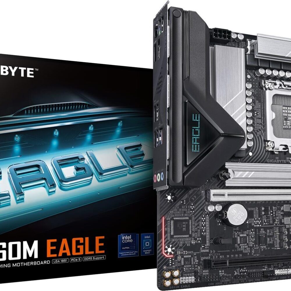 Gigabyte MB GBT Intel 1851 B860M EAGLE - Micro/Mini/Flex-ATX - USB 3.2 (B860M EAGLE)