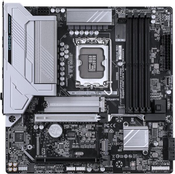 Gigabyte MB GBT Intel 1851 B860M GAMING X WIFI6E - Micro/Mini/Flex-ATX - USB 3.2 (B860M GAMING X WIFI6E)