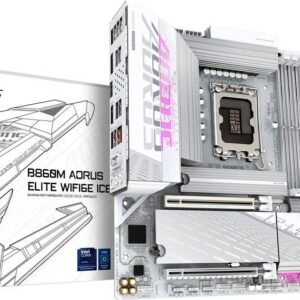 Gigabyte MB GBT Intel 1851 B860M A ELT WF6E ICE - Micro/Mini/Flex-ATX - USB 3.2 (B860M A ELT WF6E ICE)