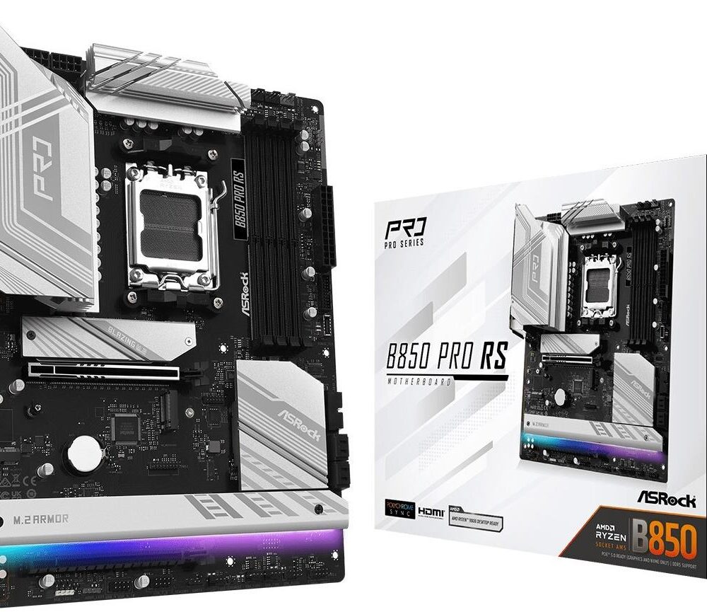 ASRock B850 Pro RS DDR5 AM5 retail - AMD Sockel AM5 (Ryzen Zen4) (90-MXBQK0-A0UAYZ)