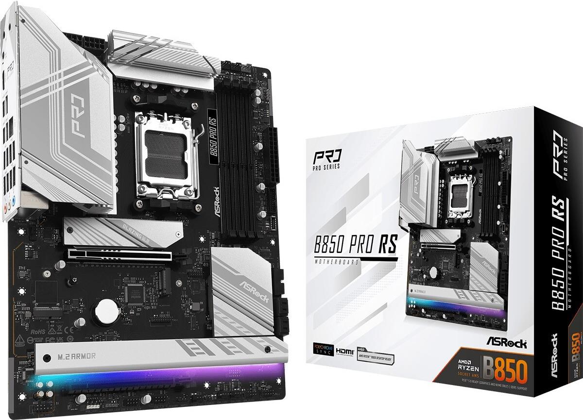 ASRock B850 Pro RS DDR5 AM5 retail - AMD Sockel AM5 (Ryzen Zen4) (90-MXBQK0-A0UAYZ)