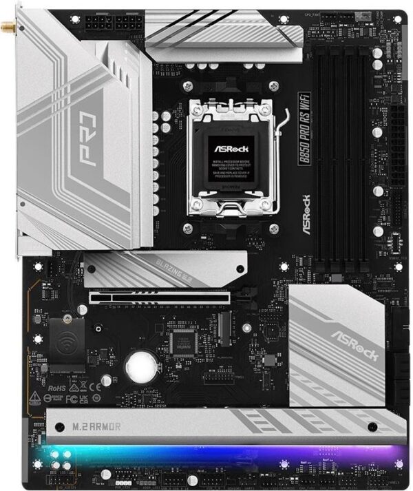 ASRock B850 Pro RS WiFi DDR5 AM5 retail - AMD Sockel AM5 (Ryzen Zen4) (90-MXBQL-A0UAYZ)