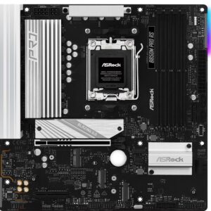 ASRock B850M Pro RS AM5 mATX HDMI/DP DDR5 - AMD Sockel AM5 (Ryzen Zen4) - Micro/Mini/Flex-ATX (90-MXBR6-A0UAYZ)