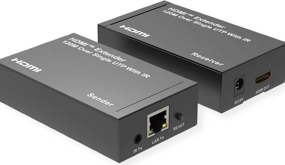 ROLINE HDMI-Verlängerung via IP 1080P 120m mit IR - Digital/Display/Video (14.01.3641)