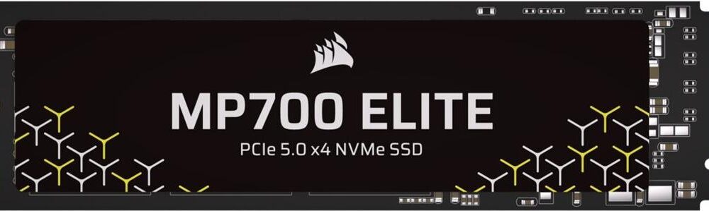 CORSAIR MP700 ELITE - SSD - 2TB - intern - M.2 2280 - PCI Express 5,0 x4 (NVMe) (CSSD-F2000GBMP700ENH)