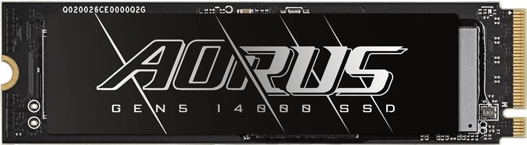 GIGABYTE AORUS Gen5 14000 - SSD - 1TB - intern - M.2 2280 - PCI Express 5,0 x4 (NVMe) - Puffer: 2GB (AG514K1TB)
