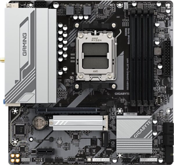 Gigabyte B650M Gaming Plus WF B650 AM5 mATX DDR5 - AMD Sockel AM5 (Ryzen Zen4) - Micro/Mini/Flex-ATX (B650M Gaming Plus WF)
