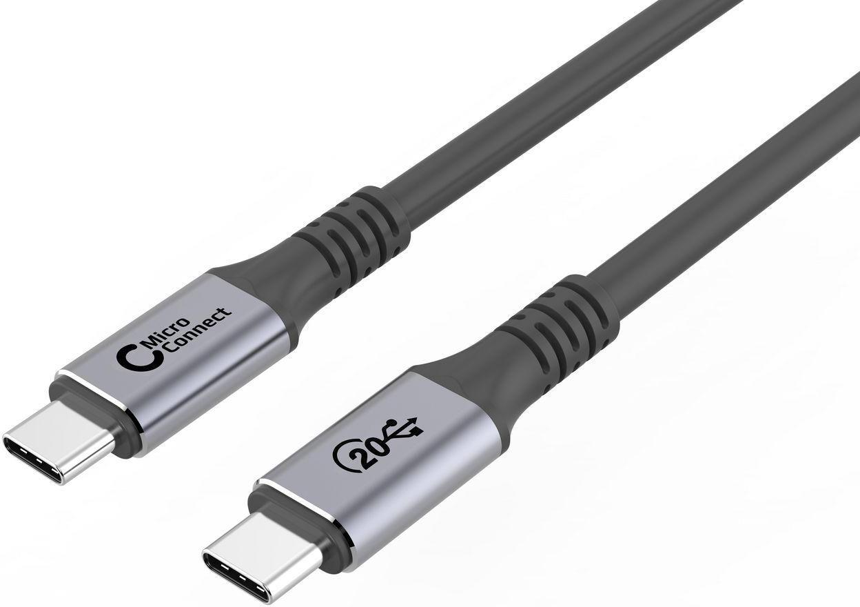 MicroConnect Premium USB-C 3.2 Gen 2x2 cable 100W 20Gbps 7m - Kabel - Digital/Daten (MC-USBCC7)