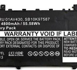 CoreParts Laptop Battery 55Wh Li-Pol 11.58V 4800mAh Black - Batterie - 4.800 mAh (01AV494-CP)