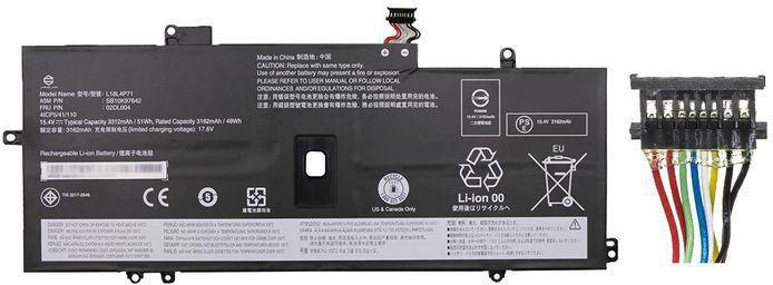 CoreParts Laptop Battery 50Wh Li-ion 15.36V 3250mAh Black - Batterie - 3.250 mAh (02DL004-CP)