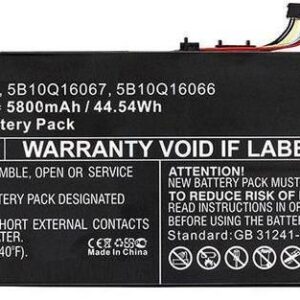 CoreParts Laptop Battery 45Wh Li-ion 7.68V 5800mAh Black - Batterie - 5.800 mAh (5B10Q16066-CP)