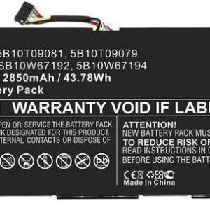 CoreParts Laptop Battery 43.78Wh Li-ion 15.36V 2850mAh Black - Batterie - 2.850 mAh (5B10W67415-CP)