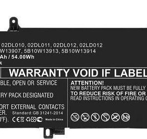 CoreParts Laptop Battery 50Wh Li-Pol 11.55V 4350mAh Black - Batterie - 4.350 mAh (5B10W51831-CP)