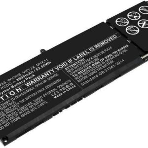 CoreParts Laptop Battery 52.50Wh Li-Pol 15V 3500 mAh XDY9K - Batterie - 3.500 mAh (XDY9K-CP)