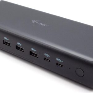 i-Tec - Dockingstation - USB-C / USB4 / Thunderbolt 3 / Thunderbolt 4 - 2 x HDMI, 2 x DP, 2 x USB-C - 1GbE, 2,5GbE - 240 Watt - Europa (CA6MONITORDOCKPD)