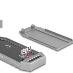 Delock M.2 NVMe SSD Gehäuse USB 40 Gbps - werkzeugfrei (42033)