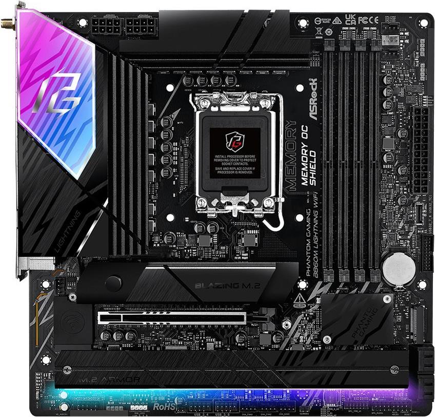 ASRock B860M Lightning WiFi DDR5 Intel S1851 retail (90-MXBQG0-A0UAYZ)