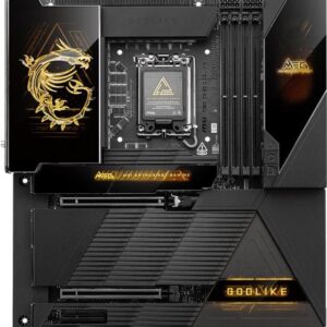 MSI MEG Z890 GODLIKE - Motherboard - E-ATX - LGA1851-Sockel - Z890 Chipsatz - USB4, USB 3.2 Gen 1, USB 3.2 Gen 2, USB-C 3.2 Gen 2x2, USB-C 3.2 Gen2 - 10 Gigabit LAN, 5 Gigabit Ethernet, Wi-Fi 7, Bluetooth - Onboard-Grafik (CPU erforderlich) (7E21-001R)
