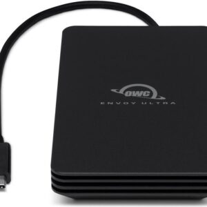 Other World Computing OWC Envoy Ultra - SSD - 4TB - extern (tragbar) - M.2 NVMe (M.2 NVMe) - Thunderbolt 5 (USB-C Steckverbinder) - Schwarz (OWCTB5ENVU04)