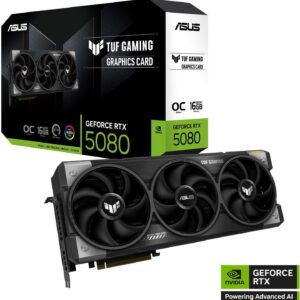ASUS TUF Gaming GeForce RTX 5080 OC Edition 16384 MB GDDR7 (90YV0M30-M0NA00)