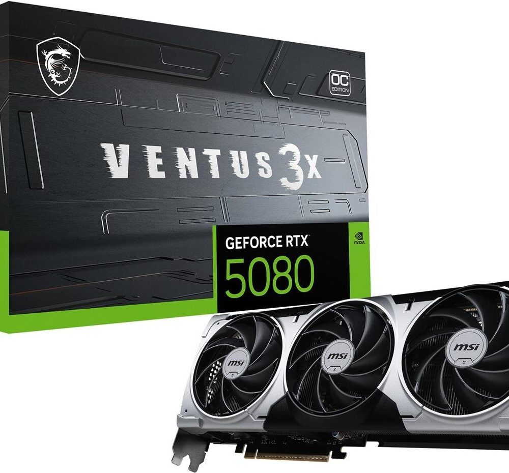 MSI RTX5080 Ventus 3X Plus OC 16GB GDDR7 V531-001R retail (V531-001R)