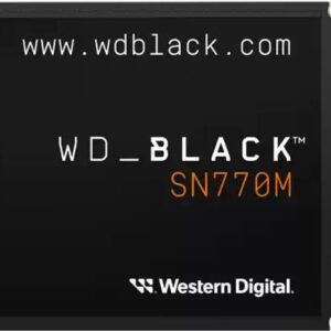 WD Black SN770M WDBDNH0020BBK-WRSN - SSD - 2TB - intern - M.2 2230 - PCIe 4,0 x4 (NVMe) (WDBDNH0020BBK-WRSN)