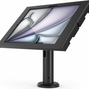 Compulocks iPad Air M2 & M3 13" Apex Enclosure Tilting Stand 8" - Black - Befestigungskit (Aufstellung, Gehäuse) - freiliegende Front-/Rückkamera und Sensoren - für Tablett - verriegelbar - Metallrahmen - Schwarz - Bildschirmgröße: 20,3 cm (8") - Wandmontage - für Apple 13-inch iPad Air M2 Wi-Fi, M2 Wi-Fi + Cellular (TCDP0113APXB)