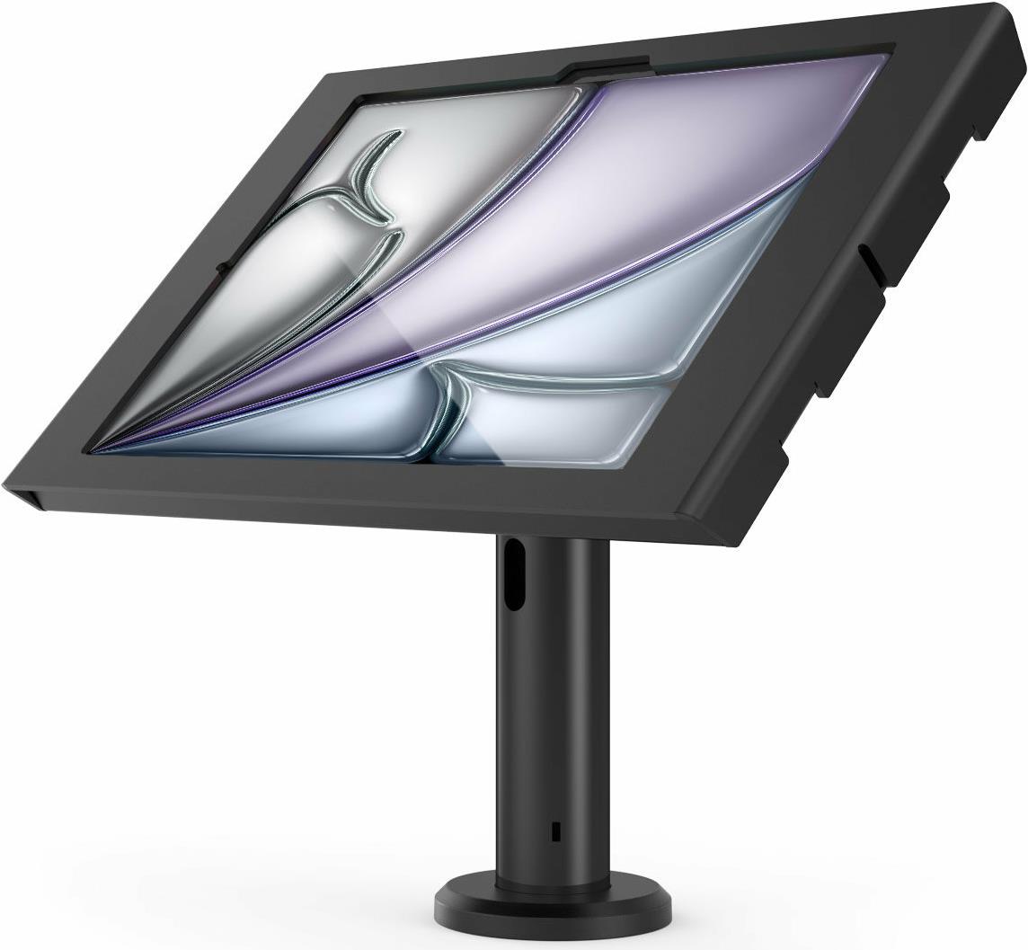 Compulocks iPad Air M2 & M3 13" Apex Enclosure Tilting Stand 8" - Black - Befestigungskit (Aufstellung, Gehäuse) - freiliegende Front-/Rückkamera und Sensoren - für Tablett - verriegelbar - Metallrahmen - Schwarz - Bildschirmgröße: 20,3 cm (8") - Wandmontage - für Apple 13-inch iPad Air M2 Wi-Fi, M2 Wi-Fi + Cellular (TCDP0113APXB)