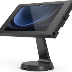 Compulocks Galaxy Tab S9/S9FE 10,9" Apex Enclosure Mast Counter Stand - Befestigungskit (Gehäuse, Mastständer) - für Tablett - verriegelbar - Metallrahmen - Schwarz - Bildschirmgröße: 27,7 cm (10,9") - Theke - für Samsung Galaxy Tab S9, Tab S9 FE (333B109GAPXB)