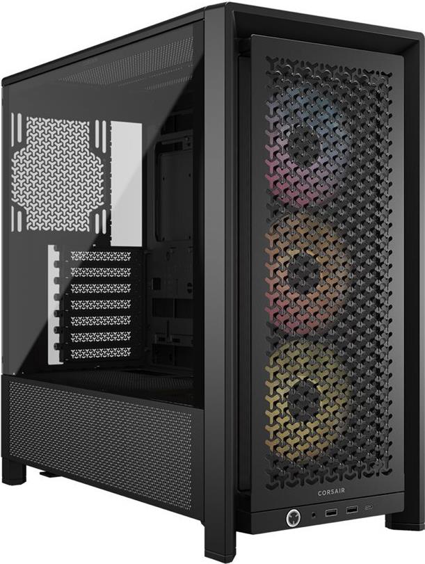 Corsair FRAME 4000D RS ARGB - Midi-Tower Gaming - E-ATX - Seitenteil mit Fenster (gehärtetes Glas) (CC-9011296-WW)