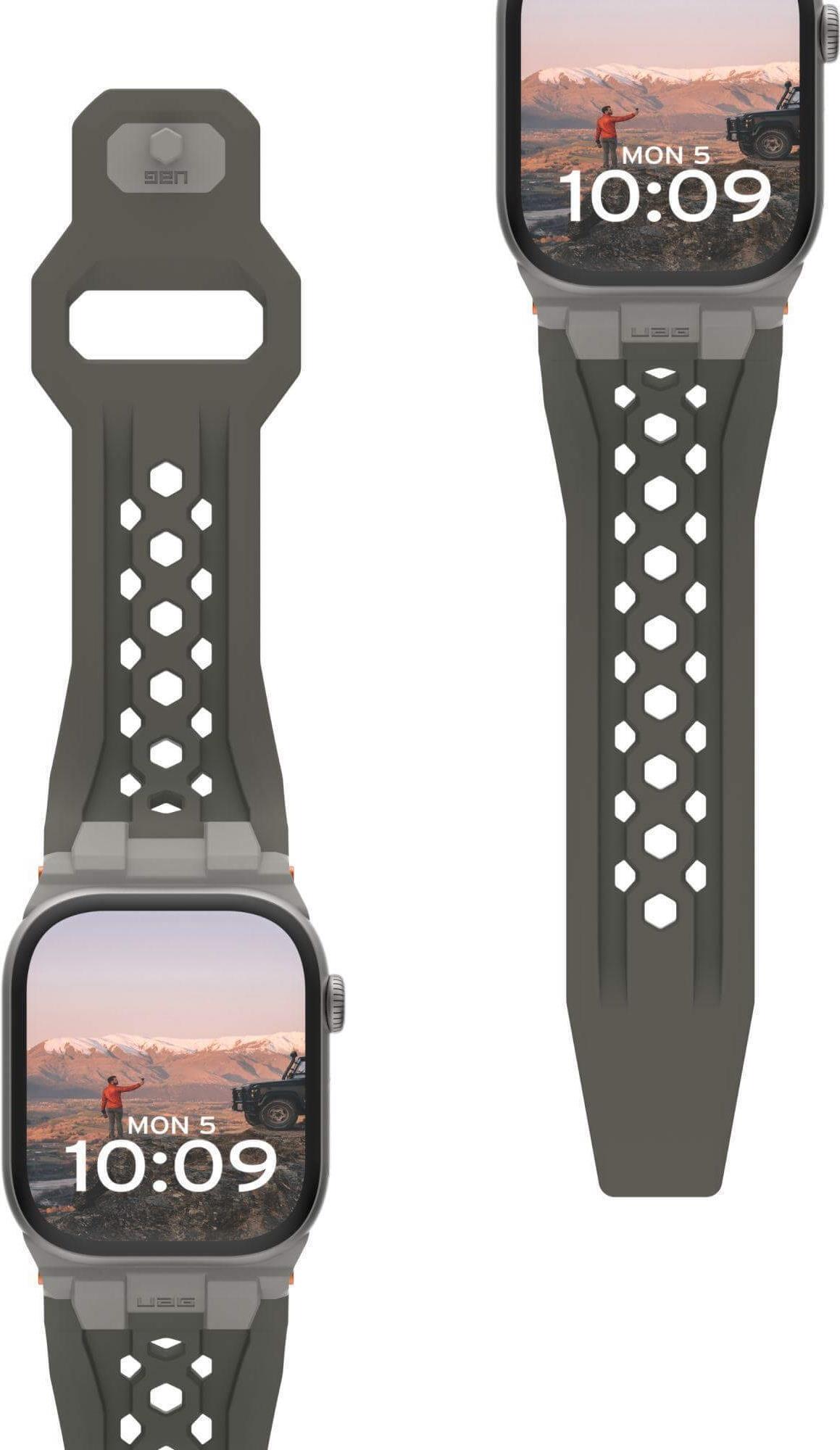 Urban Armor Gear UAG Monarch Strap§ Apple Watch Ultra/42/44/45/46mm§ olive/titan§ (194158117236)