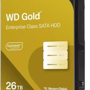 WD Gold WD261KRYZ - Festplatte - Enterprise - 26TB - intern - 3,5" (8,9 cm) - SATA 6Gb/s - 7200 rpm - Puffer: 512MB (WD261KRYZ)