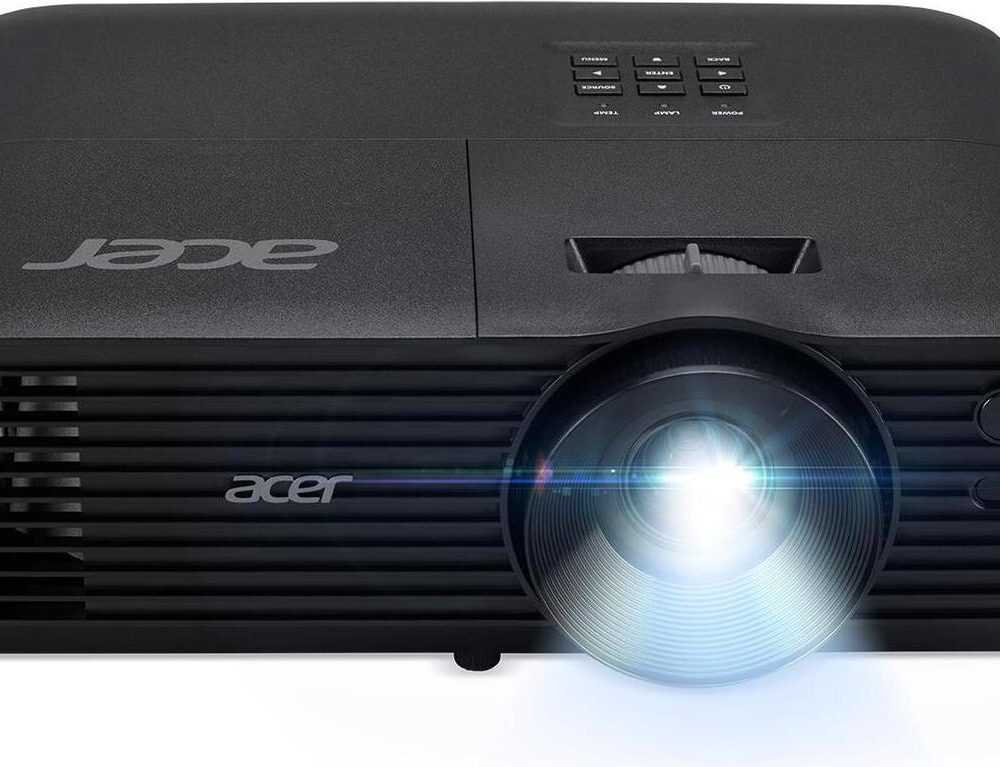 Acer X1328AF - DLP-Projektor - tragbar - 3D - 5000 ANSI-Lumen - WXGA (1280 x 800) (MR.JXU11.001)