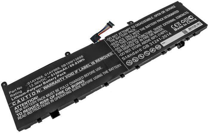 CoreParts Laptop Battery 69.83Wh Li-Polymer 13.56V 5150mAh - Batterie - 5.150 mAh (5B10V98091-CP)