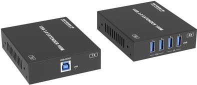 SpeaKa Professional SP-USBE-800 1+4 Port USB 3.0 Verlängerungssystem RJ45+ Hub Extenderüber (SP-12658892)