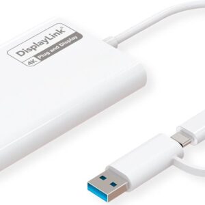 ROLINE Display Adapter USB Typ C A - Dual HDMI 4K60 ST/BU - Adapter - Digital/Daten (12.03.3206)