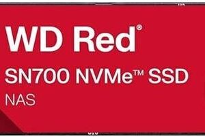 QNAP WD Red SN700 - SSD - 2 TB - intern - M.2 2280 - PCIe (NVMe) (79700-T00201WD01-RS)