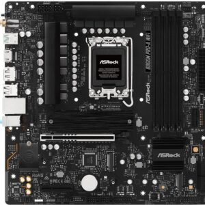 ASRock B860M Pro-A WiFi - Motherboard - micro ATX - LGA1851-Sockel - B860 Chipsatz - USB-C 3.2 Gen 2x2, USB-C 3.2 Gen 1, USB 3.2 Gen 1 - 2.5 Gigabit LAN - Onboard-Grafik (CPU erforderlich) (90-MXBRS0-A0UAYZ)