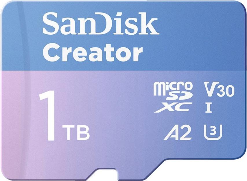 SanDisk Creator MicroSD 1TB (SDSQXAV-1T00-GN6MS)
