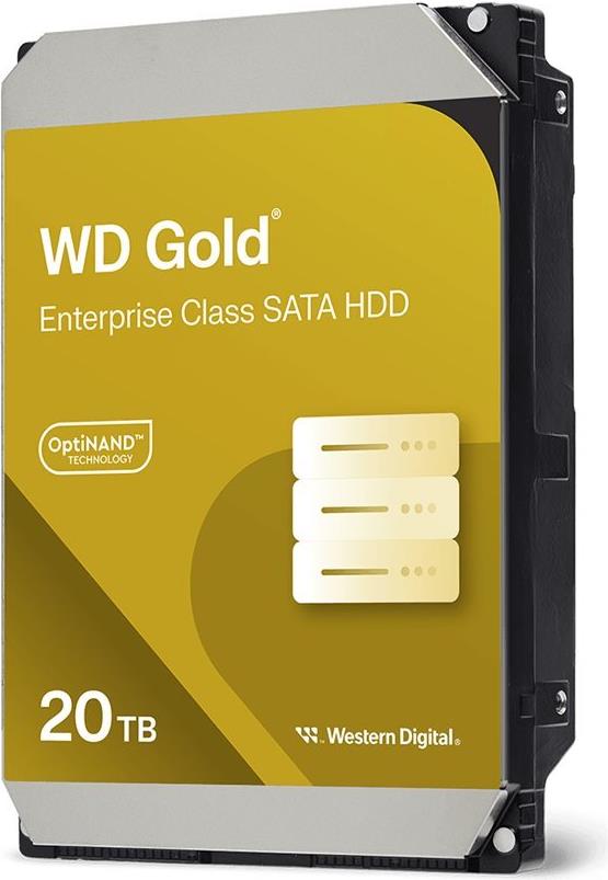 WD Gold WD203KRYZ - Festplatte - Enterprise - 20TB - intern - 3,5" (8,9 cm) - SATA 6Gb/s - 7200 rpm - Puffer: 512MB (WD203KRYZ)