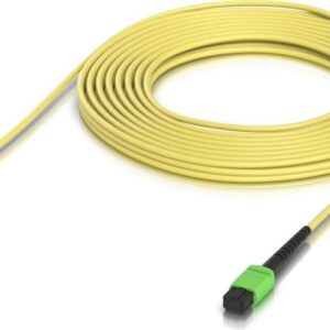 Ubiquiti Indoor OS2 single-mode fiber B APC connectors designed for 100G applications. 10M (UACC-OFC-SA-MPMP-10M)