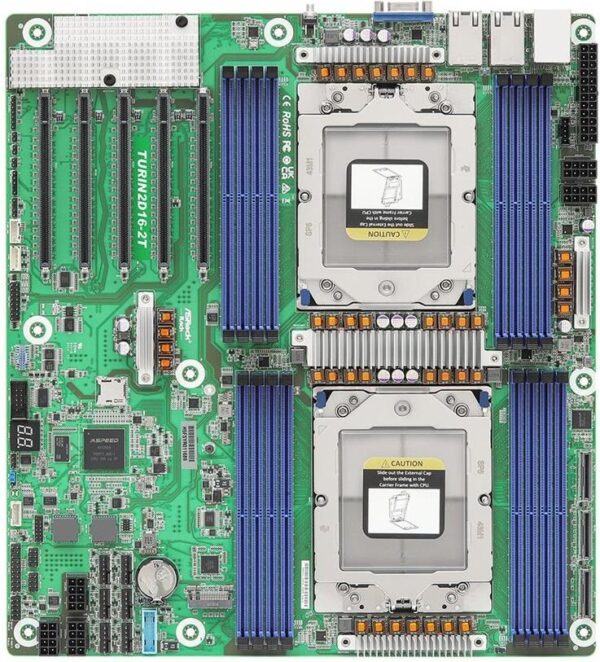 ASRock Mainboard TURIN2D16-2T EEB Dual Sockel DP5 Single (TURIN2D16-2T)
