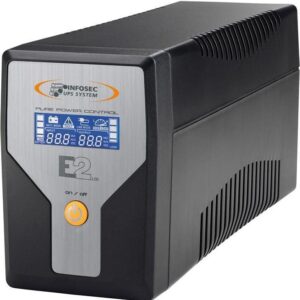 Infosec E2 LCD - 600VA Unterbrechungsfreie Stromversorgung (USV) 0,6 kVA (65348)