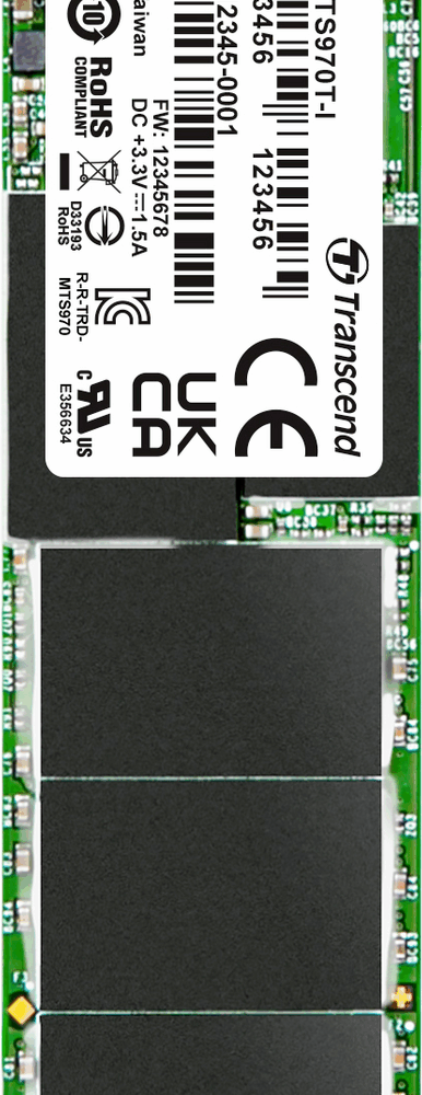 Transcend 4 TB Interne M.2 SATA SSD 2280 TS4TMTS970TI-VS1 (TS4TMTS970TI-VS1)